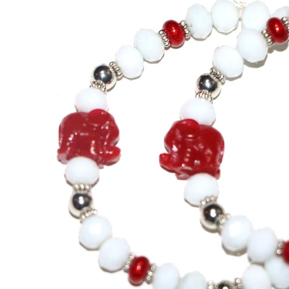 Red Elephant Crystal Bracelet - Picture 4 of 4
